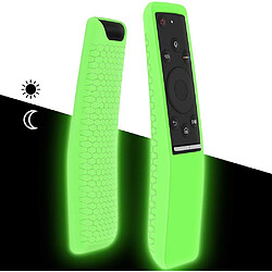 SANAG Housse Coque En Silicone Pour Samsung Tv Telecommande Bn59 Series, Antichoc Antiderapant Remote Case Cover etui De Protection Pour Samsung Smart 4K Tv Telecommande(Nightglow Green)