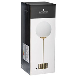 Avis Atmosphera, Createur D'Interieur Lampe droite à poser Dris Noire et blanche - H. 43 cm