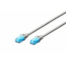 DIGITUS dk-1613-a-005 0.5 m Cat6 a U/UTP (UTP) Gris, Jaune – Câble de réseau (EA, RJ-45, RJ-45, Mâle/Mâle, cuivre, -20 – 60 °c)