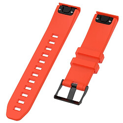 Avis Bracelet en silicone orange pour votre Garmin Fenix 5/Fenix 5 Plus/Forerunner 935/Approach S60