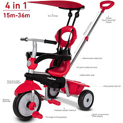 Smart Trike Tricycle 4 en 4 1 smarTrike Zoom Rouge