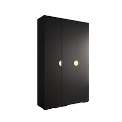 Abiks Meble Armoire Inova 4 À Portes Battantes 236,7/150/47 3 Portes (nero/d’oro)