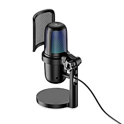 NEDIS Microphone Streaming USB Music Gaming CARDÏODE Podcasting Voix-off et instruments de musique avec filtre anti-pop