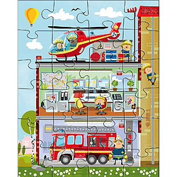 Avis HABA 304186 - Puzzles Ma petite caserne de pompiers