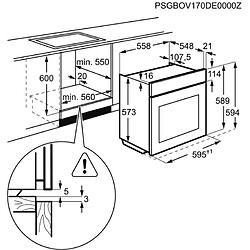 Avis Four intégrable multifonction 72l 60cm a+ pyrolyse inox - eoe7p11x - ELECTROLUX