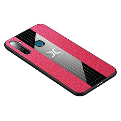 Wewoo Coque Souple Pour TPO Realme Q XINLI tissu de couture Antichoc TPU de protection Rouge