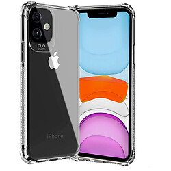 Xeptio Coque Apple iPhone 11 6,1 pouces Souple Transparente flexible Bumper en Gel TPU Silicone Invisible Antichoc avec bords renforcés