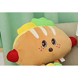 Universal Joli mignon dessin animé peluche hamburger hamburger poubelle poubelle jambe jouet peluche nourriture popcorn pizza coussin jouet enfant cadeau d'anniversaire | oreiller de luxe (30 * 30cm)