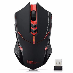 Universal 2.4G 2400DPI MONDE DE GAMING sans fil réglable 7 Boutons Souris silencieuse Souris