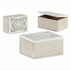 Gift Decor Boîte Décorative 16 x 8 x 11 cm Bois (6 Unités)