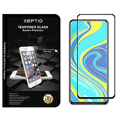 Xeptio Protection d'écran en Verre trempé Full Cover Noir Xiaomi Redmi Note 9 PRO - Tempered Glass Screen protector