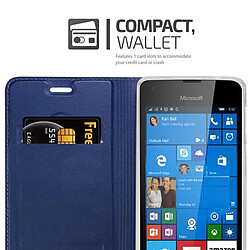 Acheter Cadorabo Coque Nokia Lumia 550 Etui en Bleu