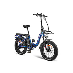 Avis FAFREES F20 Max Vélo Électrique - Moteur 500W Batterie 48V 22.5AH Autonomie 110KM Freins à Disque - Bleu Violet