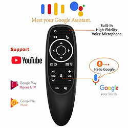 Acheter Télécommande Vocale Intelligente Sans Fil Air Fly Souris 2.4G G10 G10S Pro Gyroscope Ir Apprentissage Pour Android Tv Box G10