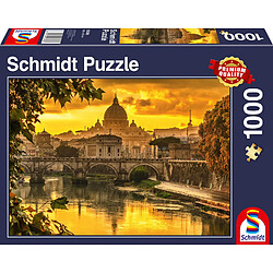 Schmidt Spiele Puzzle Lumiere dorée sur Rome, 1000 pcs