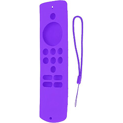 SANAG Housse De Telecommande En Silicone Avec Lanière,Housse De Protection Pour Telecommande,Housse De Protection Antiderapante Et Antichoc, Excellente Sensation Tactile,Pour Fire Tv Stick Lite(Violet)