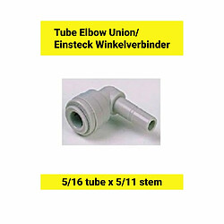 ich-zapfe Connecteur d'angle enfichable 5/16 tubes x 5/16 tiges