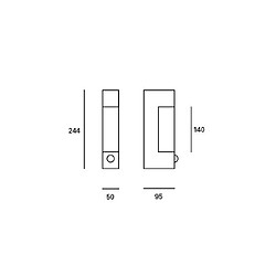 Leds C4 Applique de jardin LITUS LED 12 Ampoules