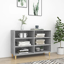 vidaXL Buffet sonoma gris 103,5x35x70 cm bois d'ingénierie