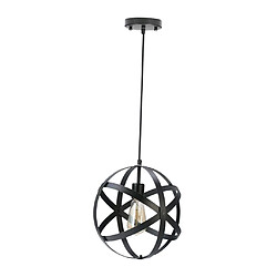 Lampe De Globe De Lumière Pendante De Cage De Fer Rustique Pour Le Décor De Foyer D'entrée De Chambre à Coucher B