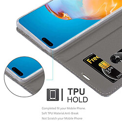 Cadorabo Coque Huawei P40 PRO / P40 PRO+ Etui en Gris pas cher