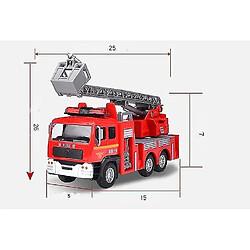 Acheter Universal Haute simulation 1:36 Modèle de camion de pompiers en alliage, Tamion de camion à échelle jouet de camion-citer