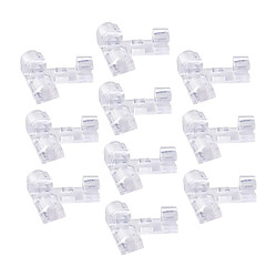 40 Pièces Auto-adhésives ClearWire Tie Cable Clips Holder Pour Voiture Dash Cam pas cher