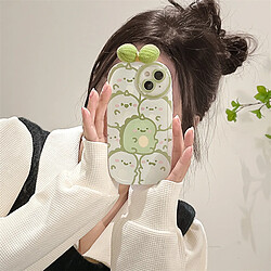 Avis GUPBOO Étui pour iPhone11ProMax Plein écran vert dinosaure mignon téléphone mobile étui transparent silicone femelle