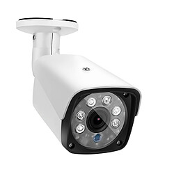 Wewoo 633H2 / IP 3.6mm 2MP blanc Objectif Full HD 1080P Caméra de Sécurité Extérieure IP66 Imperméable Bullet de Surveillance avec 20 Mètre Fonction de Vision Nocturne