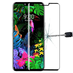 Wewoo Film de verre trempé de plein écran 9H 3D pour LG G8 ThinQ Noir