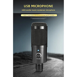 Acheter Universal Condenseur USB Set de microphone avec support PC Ordinateur portable Studio Chanter Jeu Streaming