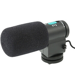 Acheter Wewoo Micro noir pour DSLR & DV caméscope Microphone stéréo directionnel avec 90/120 degrés Pickup Mode de commutation