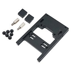 Support De Fixation Fixe Pour Servomoteur De Mise à Niveau Pour Voiture RC WPL 4WD 6WD Noire pas cher