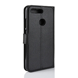 Avis Wewoo Housse Étui noir pour ZTE Nubia V18 et N3, avec portefeuille porte-cartes fentes Litchi Texture en cuir Flip horizontale cartes