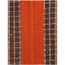 Vidal Tapis de laine 164x124 orange Jajim