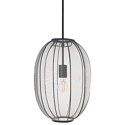 Beliani Lampe suspension PADAMO Matière synthétique Noir