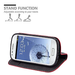 Acheter Cadorabo Coque Samsung Galaxy S3 MINI Etui en Rouge