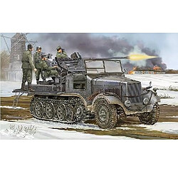 Trumpeter Maquette Half-track : Sd.Kfz.6/2 3.7cm Flak 37 Auf Selbstfahlafette