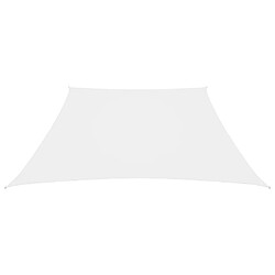 ComfortXL Voile De Parasol Tissu Oxford Trapèze 2/4x3 M Blanc