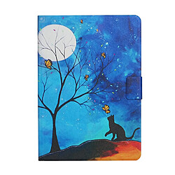 Etui en PU Impression de motifs avec support pliable Belle nuit pour votre Samsung Galaxy Tab A7 Lite 8.7 pouces T220/T225