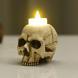 Bougeoir Crying Skull Candlestick Taper pas cher