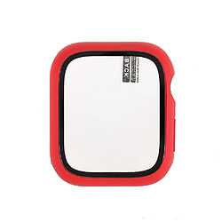 Coque en TPU caoutchouté, finition mate, rouge pour votre Apple Watch Series 7 45mm