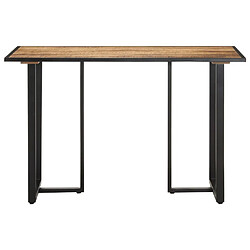 Maison Chic Table de salle à manger,Table à dîner 120 cm Bois de manguier brut -GKD87881