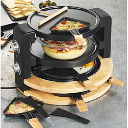 Acheter Appareil à raclette 8/10 personnes 1500w + grill + crêpière - kcwood.8.super - KITCHEN CHEF