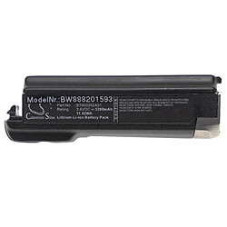 vhbw batterie compatible avec Zebra RS6000, WT6000, WT60A0 scanner de code-barres POS (3200mAh, 3,6V, Li-ion)