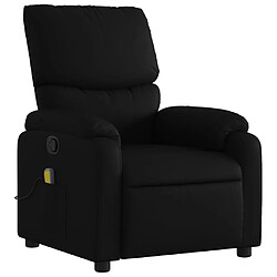 Avis Maison Chic Fauteuil de massage inclinable,Fauteuil luxe de relaxation Noir Similicuir -MN60288