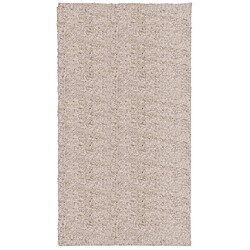 vidaXL Tapis shaggy PAMPLONA poils longs moderne beige 60x110 cm