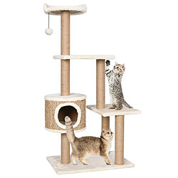 Arbre à chat avec griffoirs,niche pour chat 123 cm Herbiers marins -MN66969