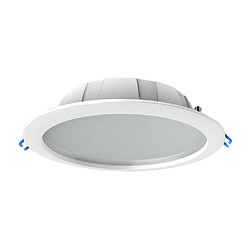 Inspired Downlight encastré LED rond 14,6 cm, 10,8 W, 3000 K, 820 lm, blanc, découpe 120 mm, IP44