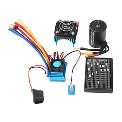 3650 4300KV Moteur Brushless ESC Radiator Combo Pour 1: 8 1:10 RC Car 80A ESC